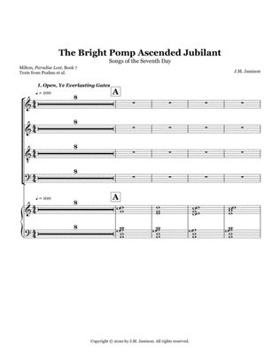 The Bright Pomp Ascended Jubilant (organ-choir parts)