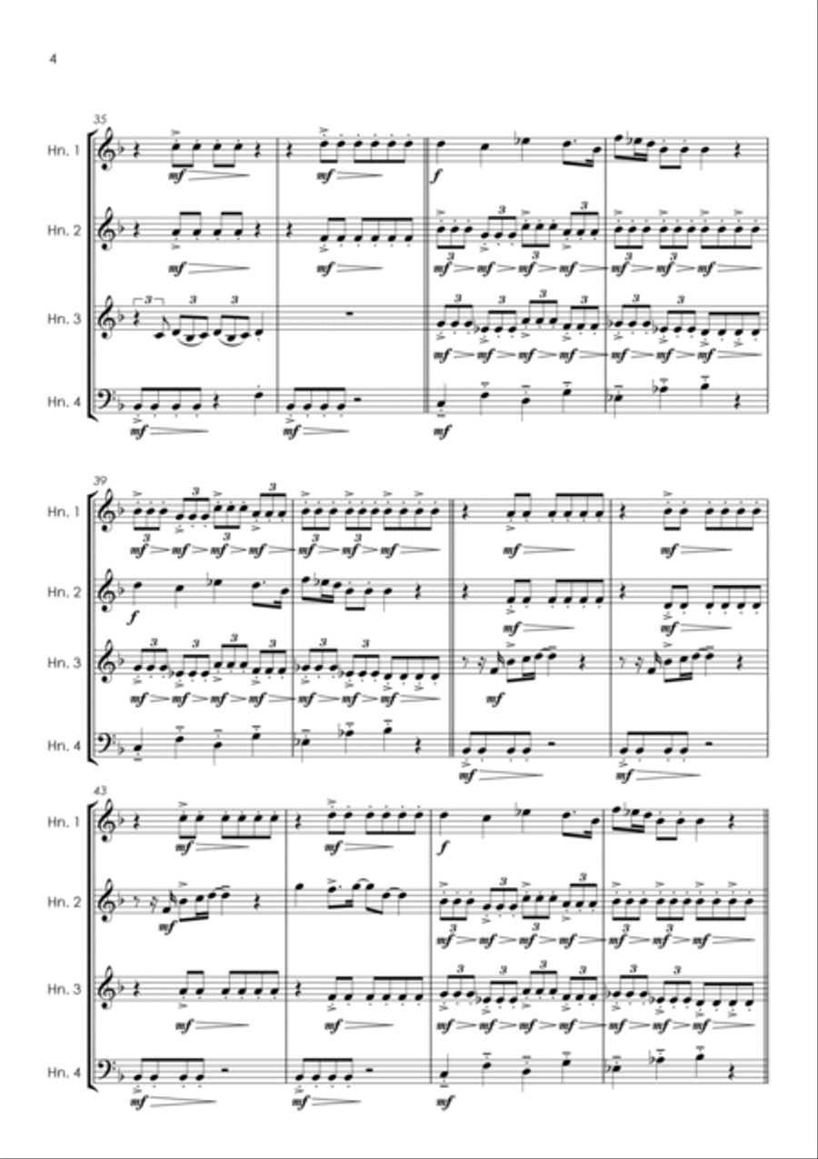 Wonderful Christmastime Wonderful Christmastime Horn scores gallery preview page 6