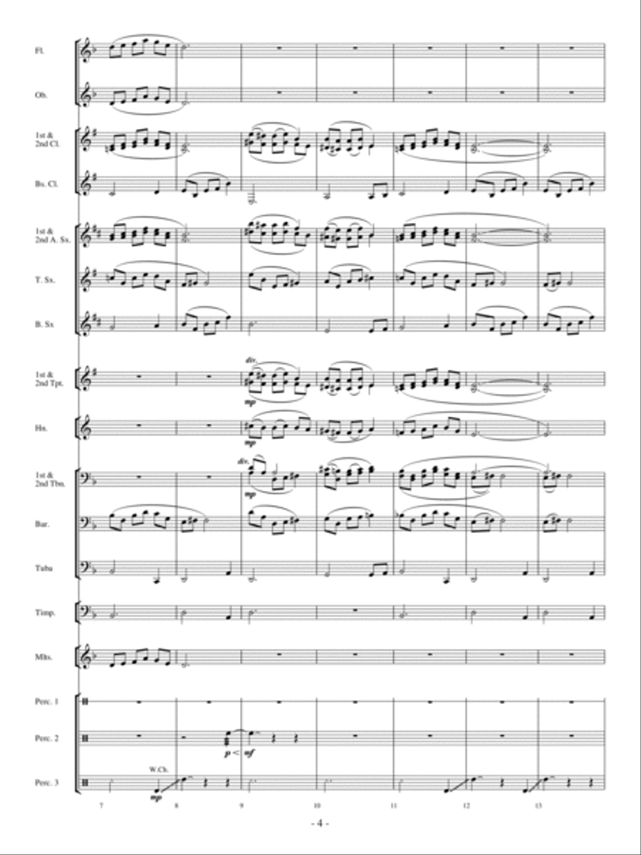 The Phantom Train Concert Band scores gallery preview page 3