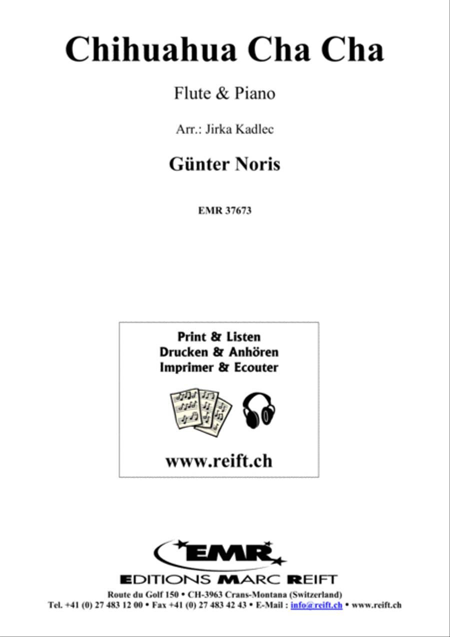 Chihuahua Cha Cha Flute Solo scores gallery preview page 1