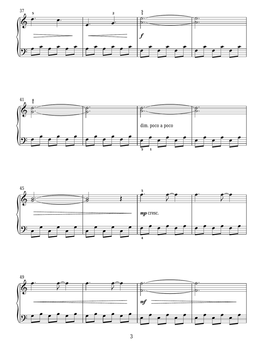 Telegram Easy Piano scores gallery preview page 3