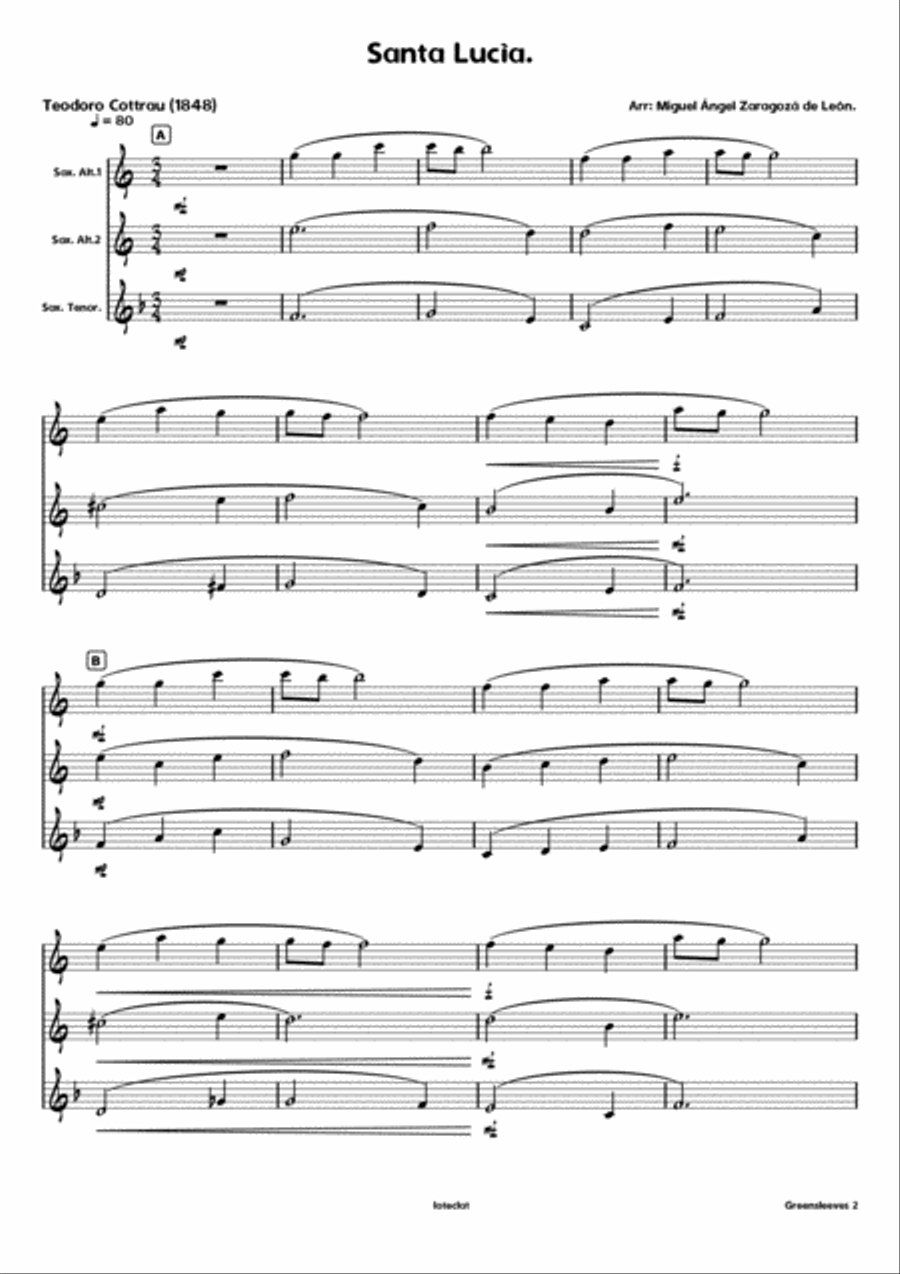 Santa Lucía Woodwind Trio scores gallery preview page 2