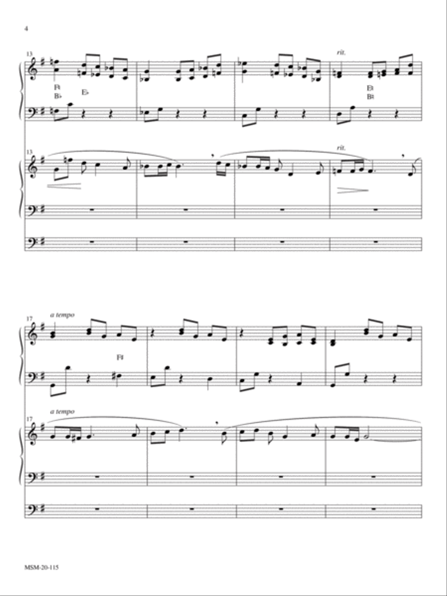 Christmas Carol Trilogy Harp scores gallery preview page 3