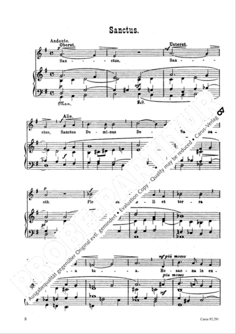 Requiem Unison Choir scores gallery preview page 9