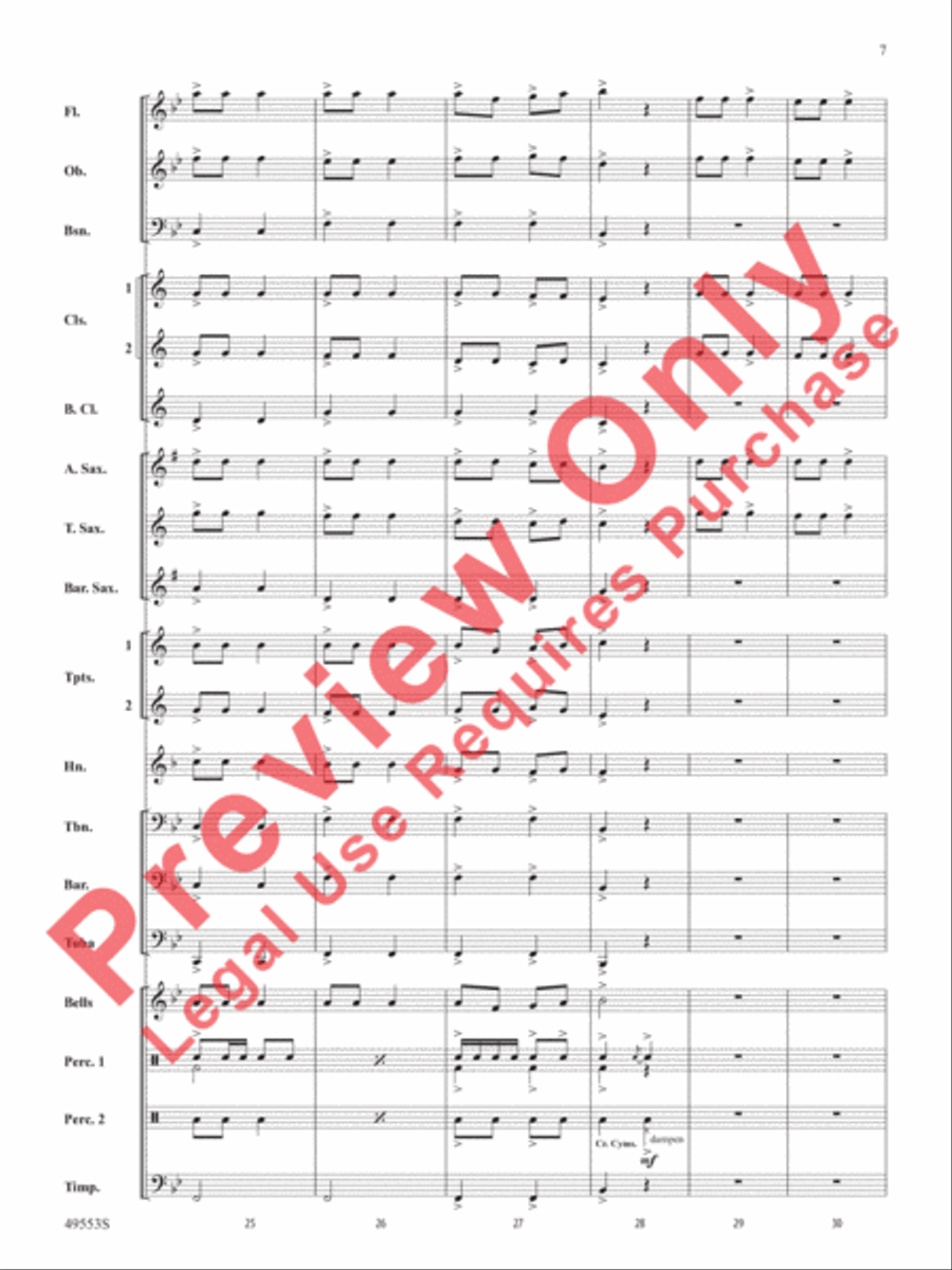 Hanukkah Dances Concert Band scores gallery preview page 8