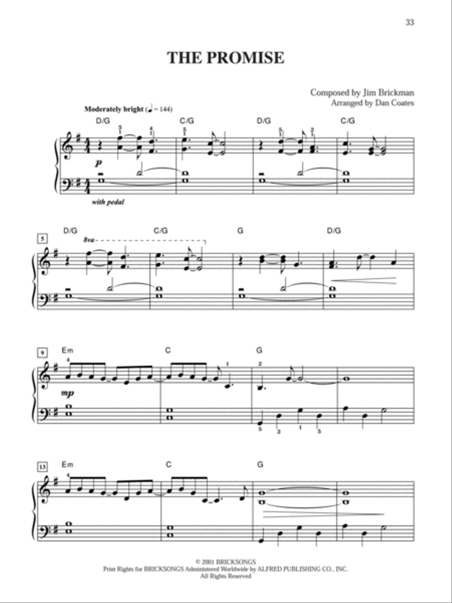The Essential Jim Brickman, Volume 1 Easy Piano scores gallery preview page 3