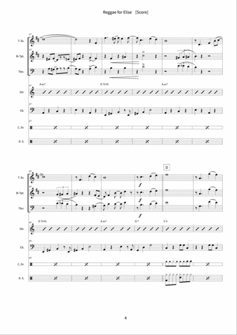 Für Elise Für Elise Orchestra scores gallery preview page 6