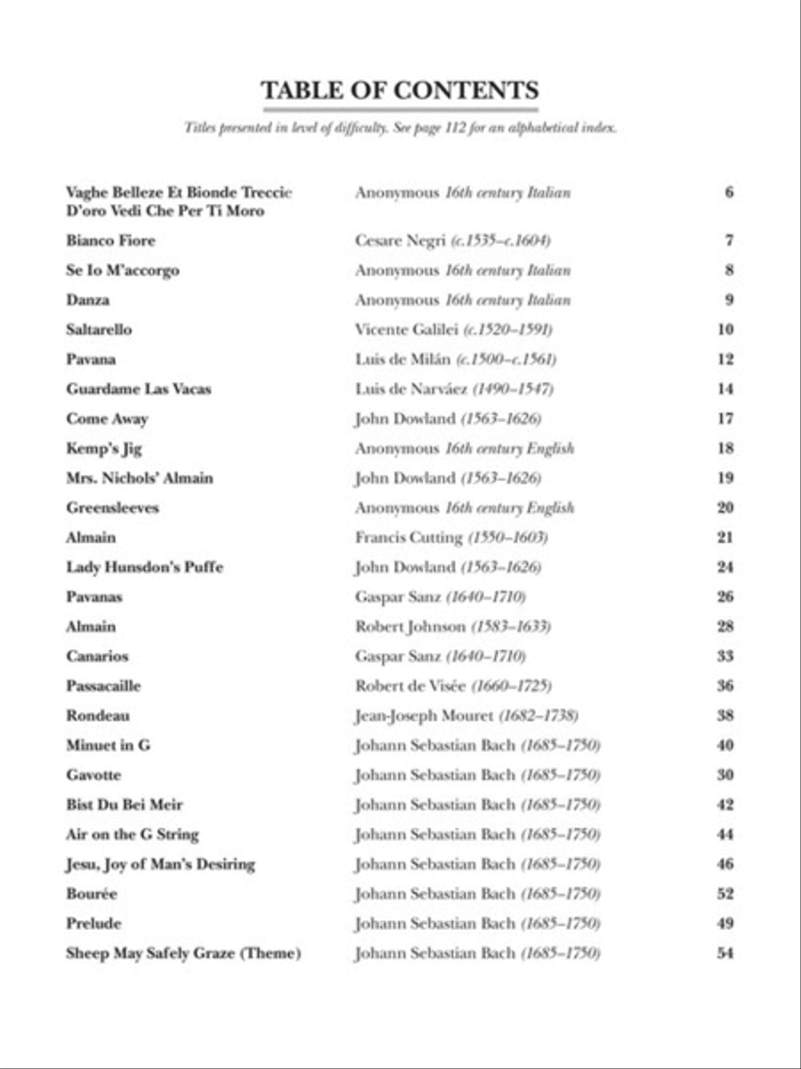Classical Guitar Solos for All Occasions Acoustic Guitar scores gallery preview page 2