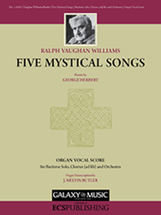 Book cover for Five Mystical Songs (Organ/Vocal Score)