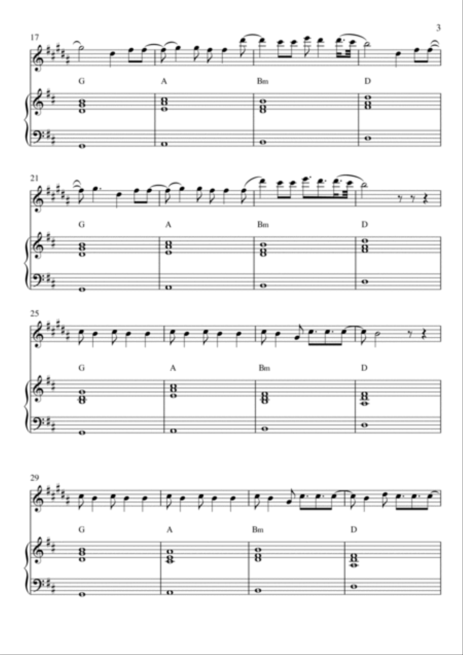 Young And Beautiful Small Ensemble scores gallery preview page 3