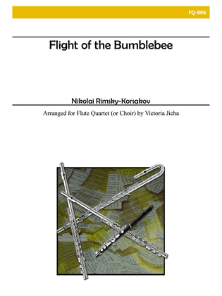 Book cover for Flight of the Bumblebee for Flute Quartet