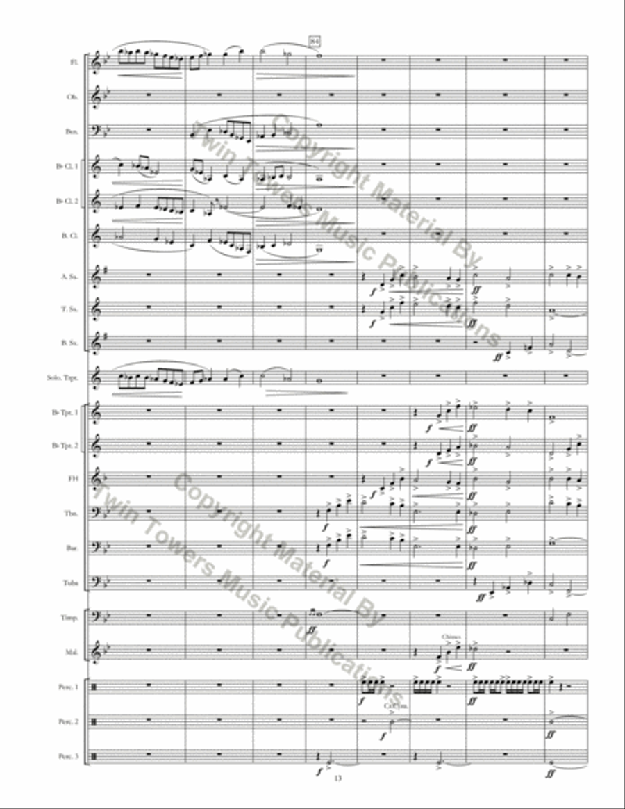 Sinfonia Concert Band scores gallery preview page 14