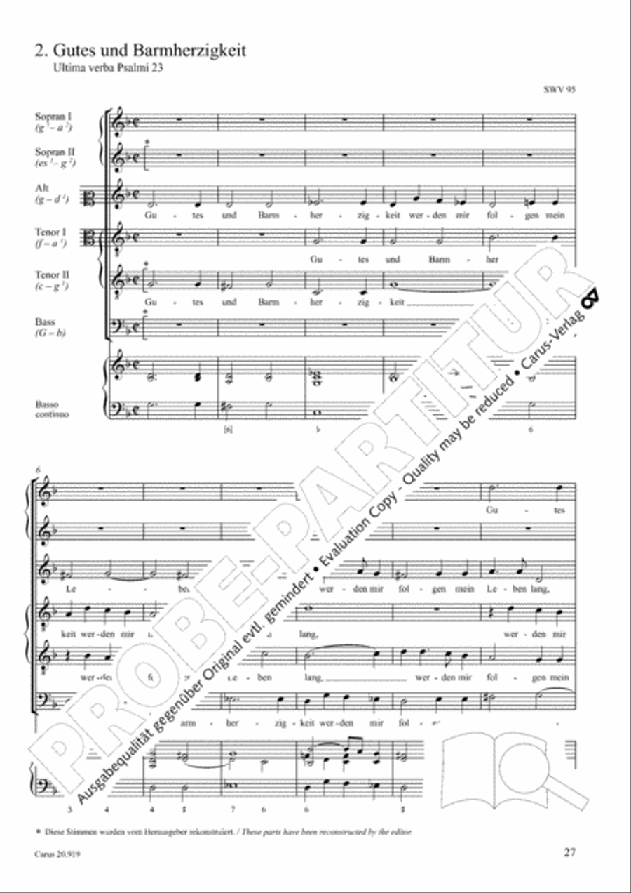 Opera varia I. Works with 1-7 parts (Complete edition, vol. 19) [Werke mit 1-7 obligaten Stimmen] Score scores gallery preview page 84