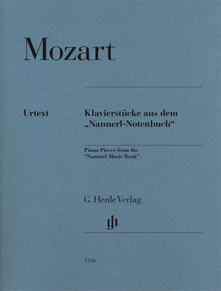 Book cover for Piano Pieces from the “Nannerl Music Book”