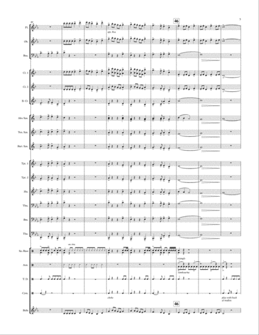A Christmas Fantasy - for young concert band Concert Band scores gallery preview page 5