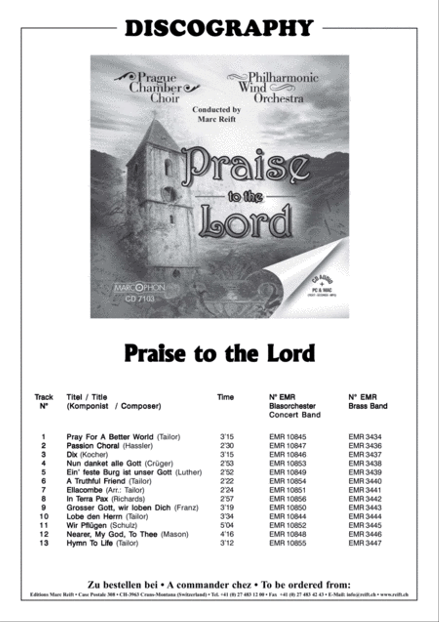 Nun danket alle Gott 4-Part scores gallery preview page 3