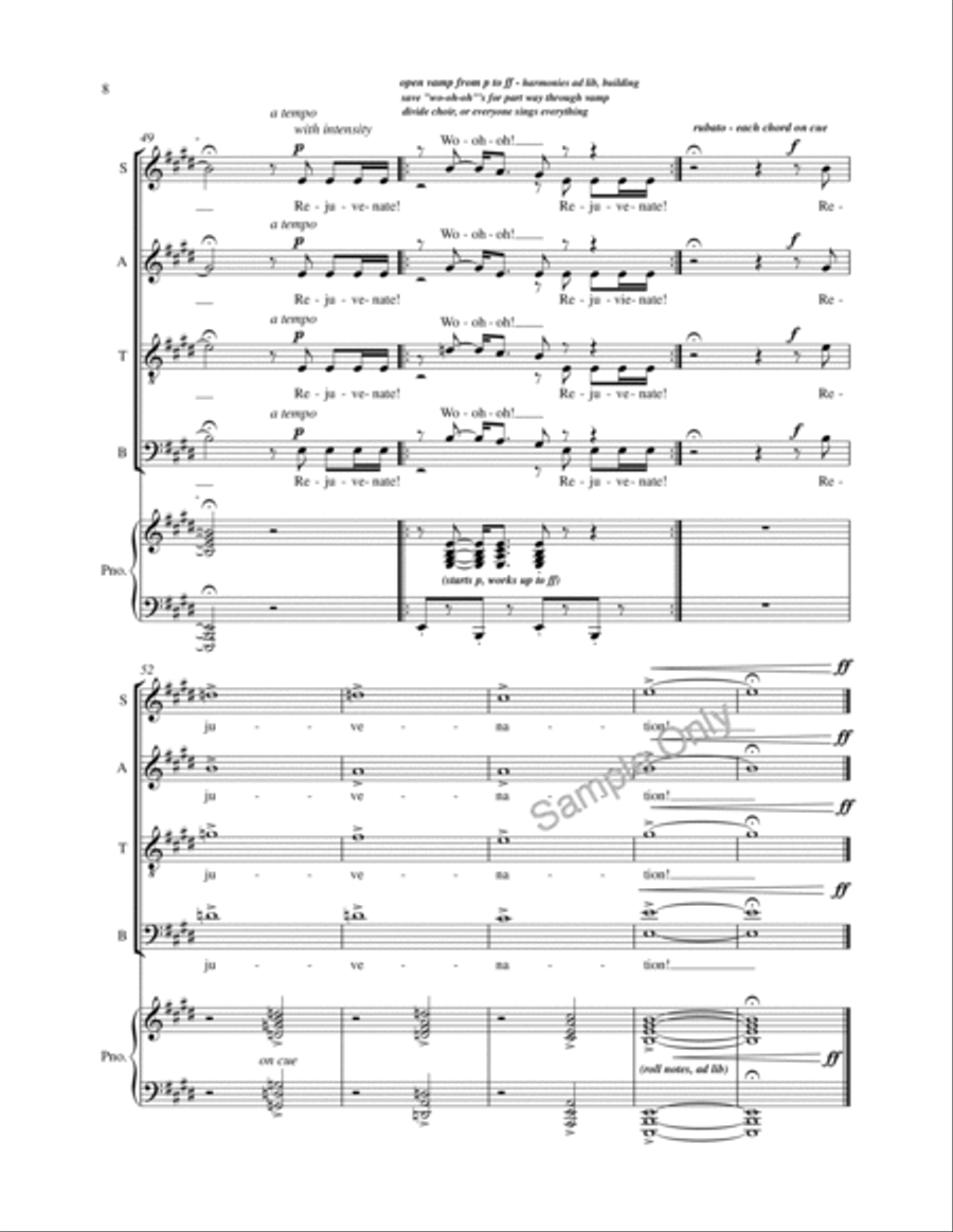 Rejuvenation 4-Part scores gallery preview page 8