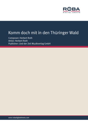 Book cover for Komm doch mit in den Thuringer Wald