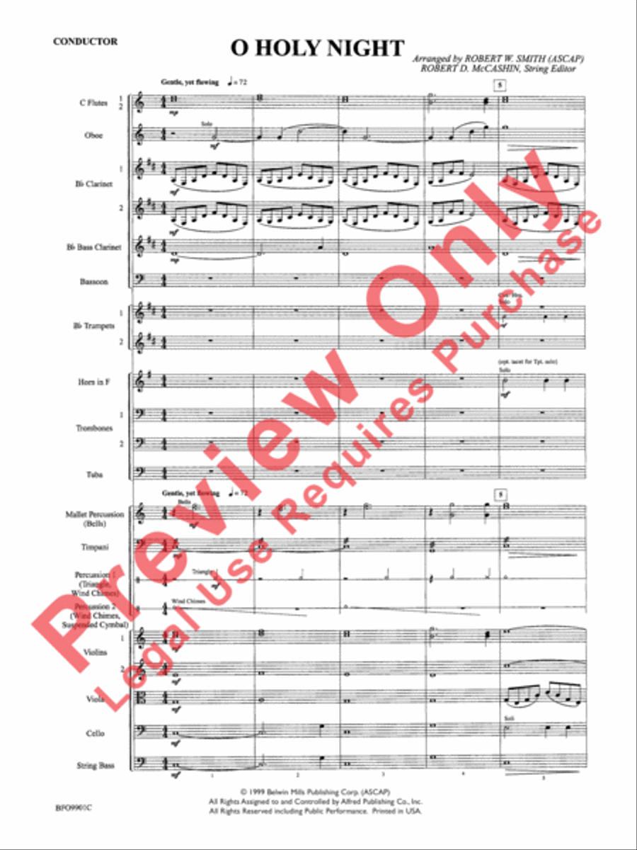 O Holy Night O Holy Night Full Orchestra scores gallery preview page 3