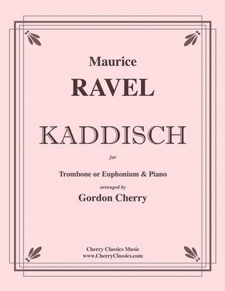 Kaddisch for Trombone or Euphonium & Piano