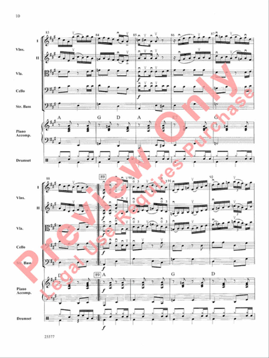 Front Porch Jam String Orchestra scores gallery preview page 11