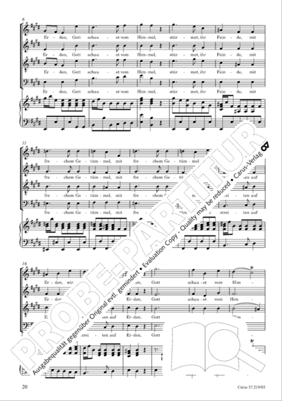 Erwachet, ihr Christen STB scores gallery preview page 21