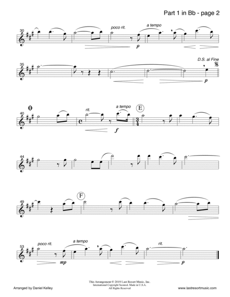 In the Garden for Wind Quartet (Mixed Quartet, Double Reed Quartet, or Clarinet Quartet) Music for F