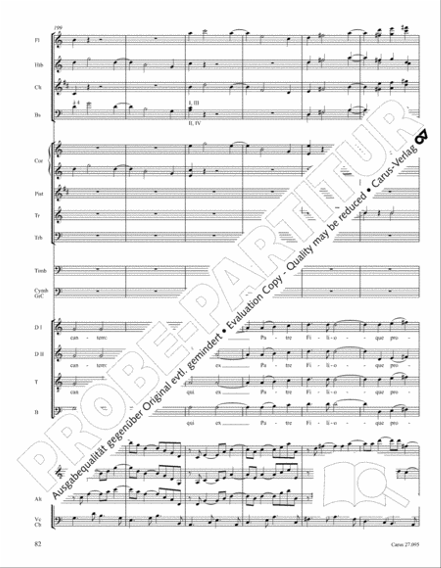 Messe solennelle de sainte Cecile STB scores gallery preview page 95
