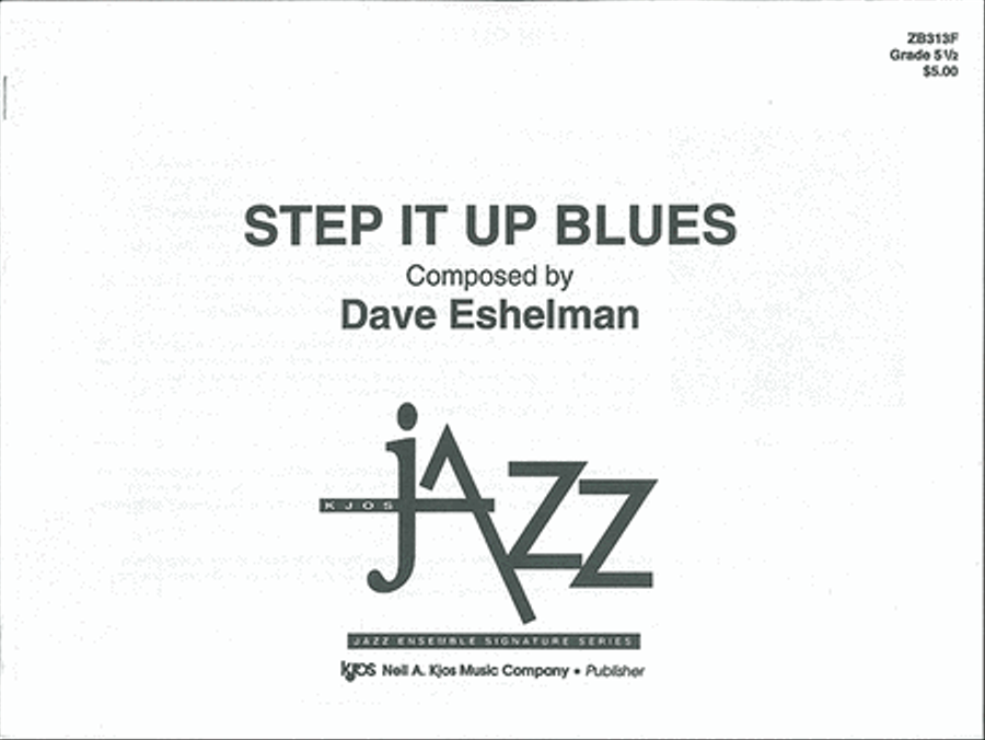 Step it Up Blues - Score Jazz Ensemble scores gallery preview page 1