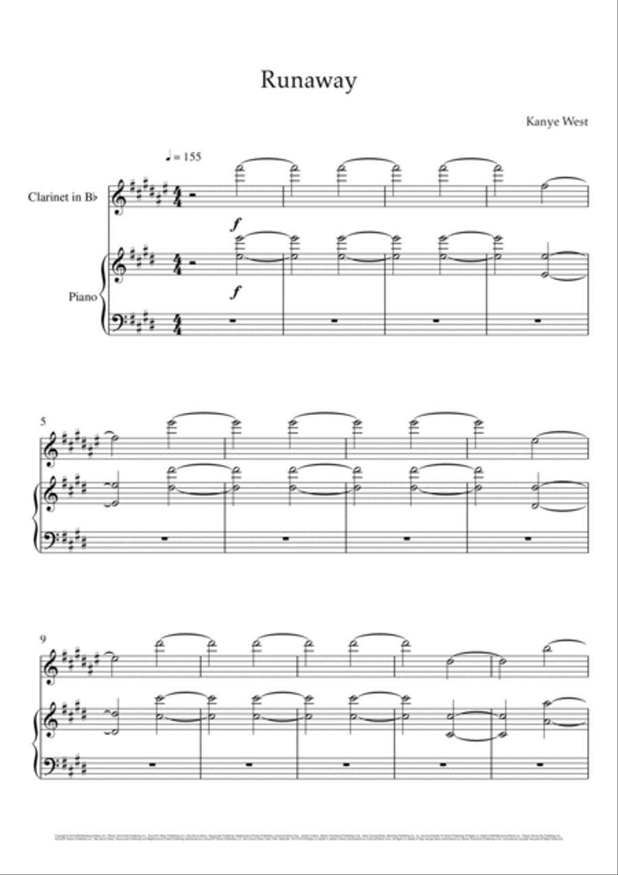 Runaway Small Ensemble scores gallery preview page 2