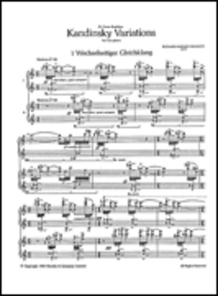 Richard Rodney Bennett: Kandinsky Variations For Two Pianos