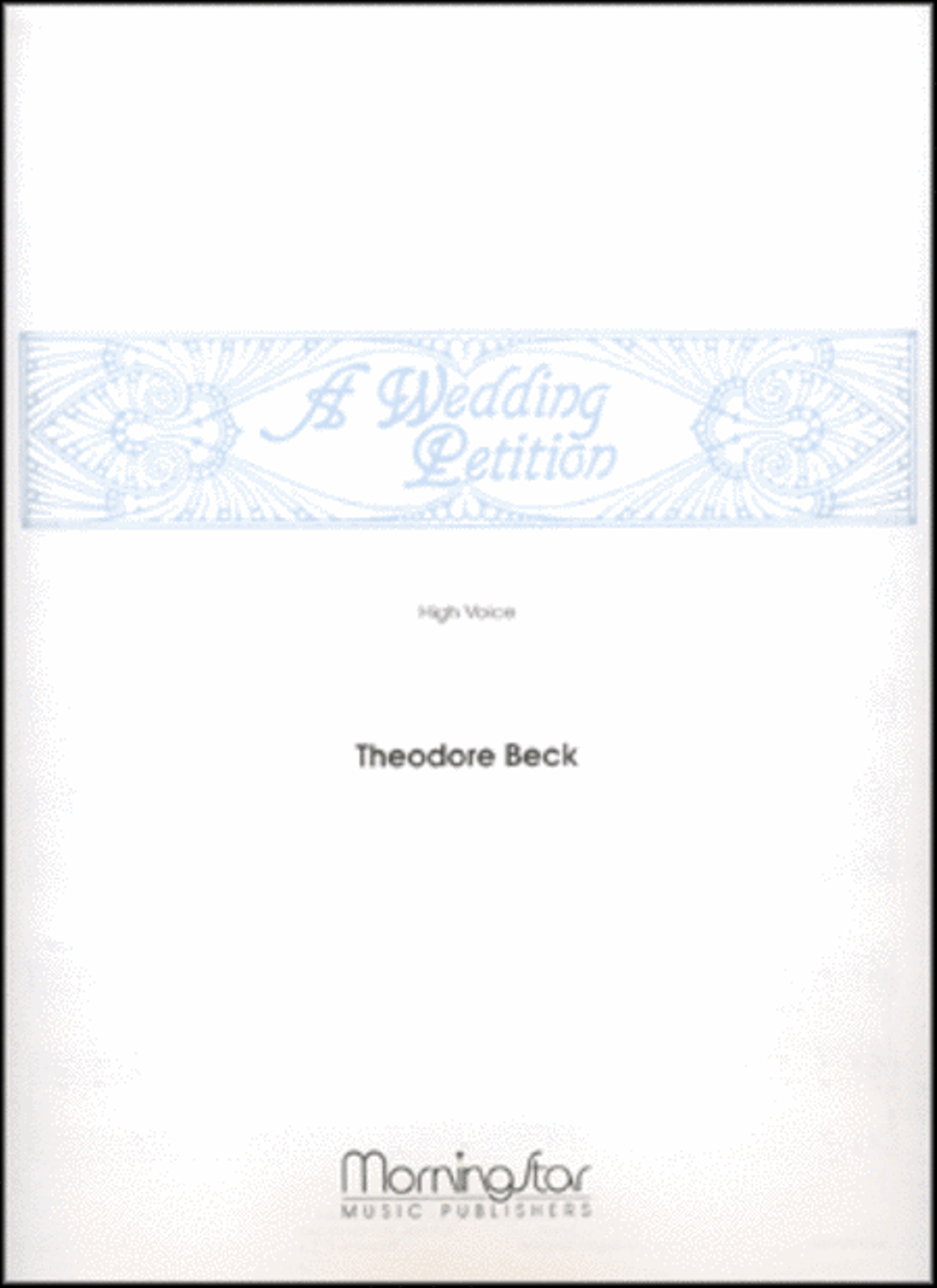 A Wedding Petition High Voice scores gallery preview page 1