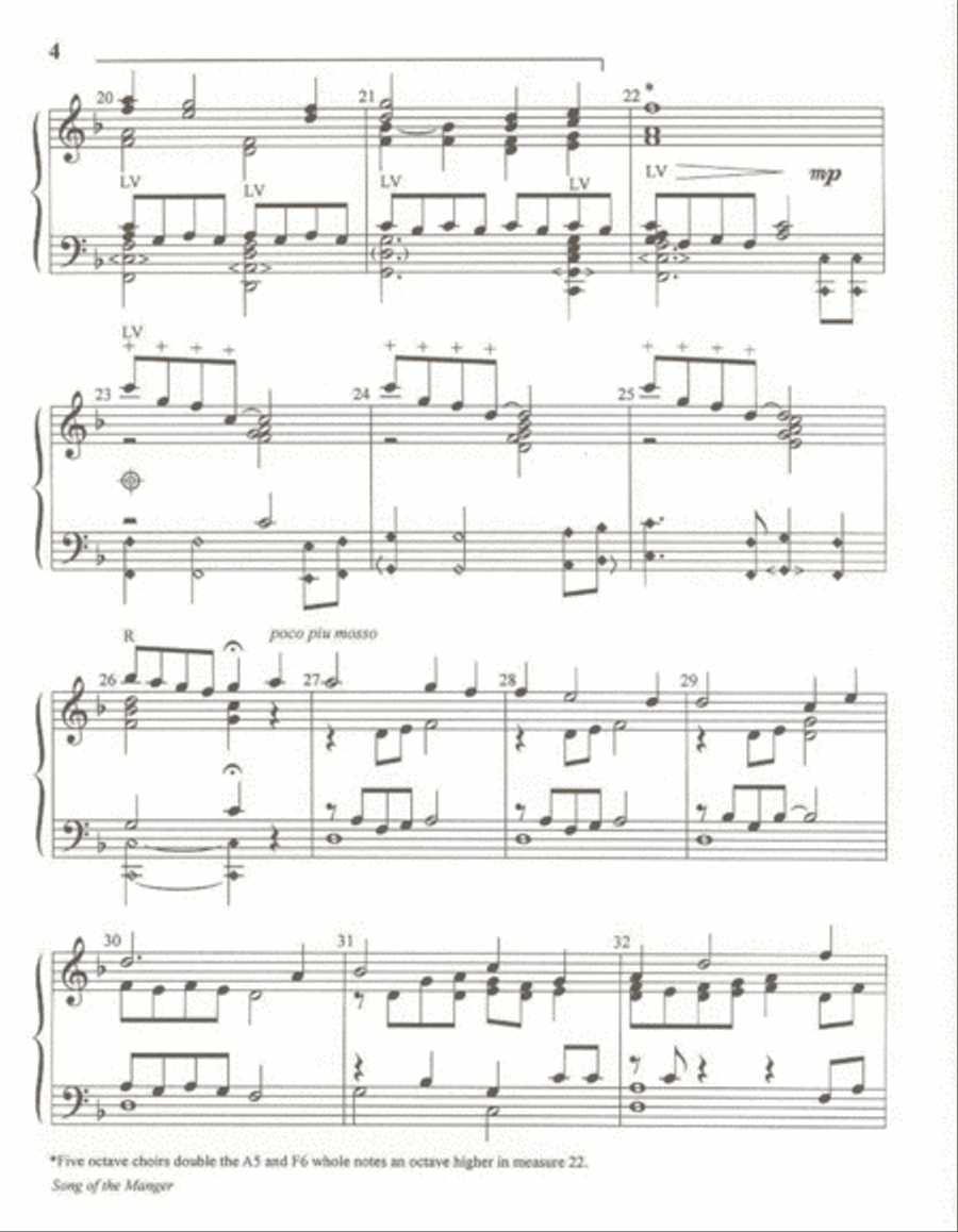 Song of the Manger Song of the Manger 5-Octaves scores gallery preview page 11