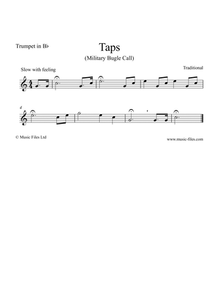 Book cover for Taps (Military Bugle Call)