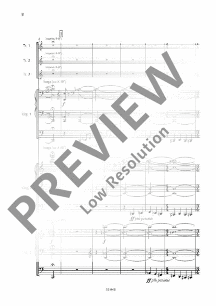 Dies irae Dies irae Trumpet Trio scores gallery preview page 3