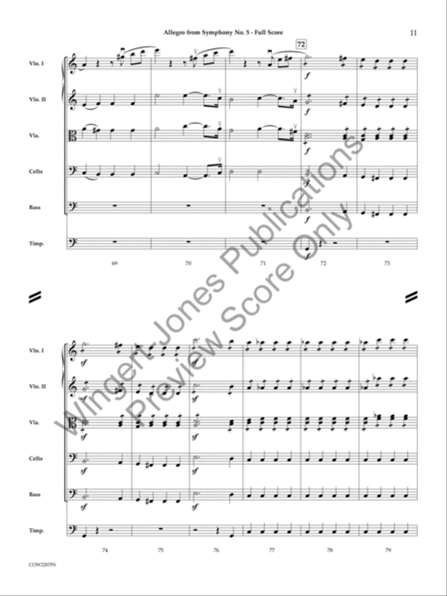Allegro String Orchestra scores gallery preview page 10