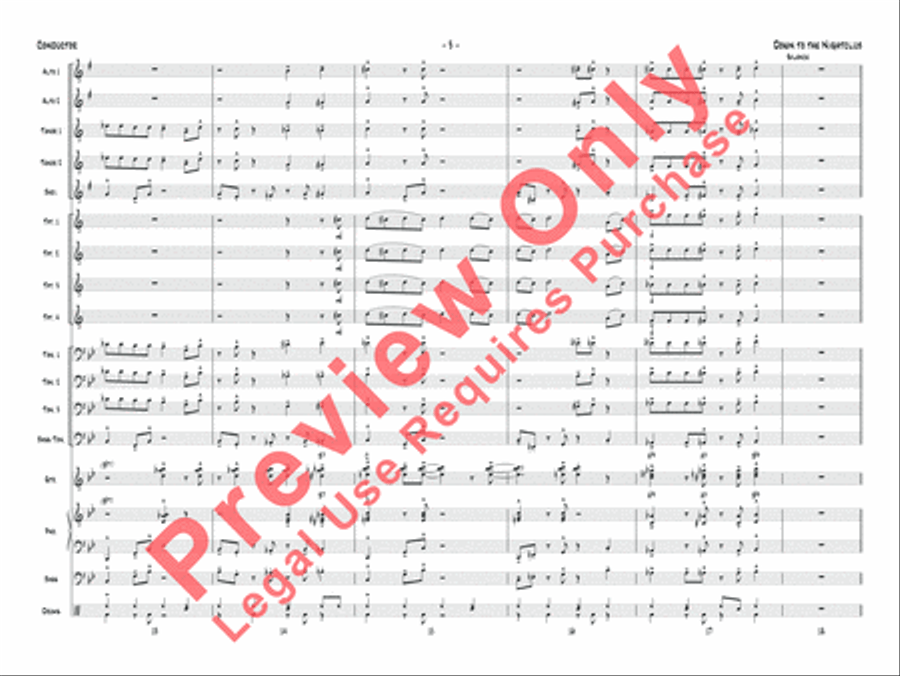 Down to the Nightclub Down to the Nightclub Jazz Ensemble scores gallery preview page 4