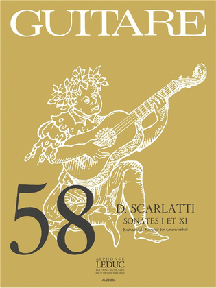 Book cover for Sonatas No.1 & No.9 (coll. Guitare No.58) (guitar Solo)