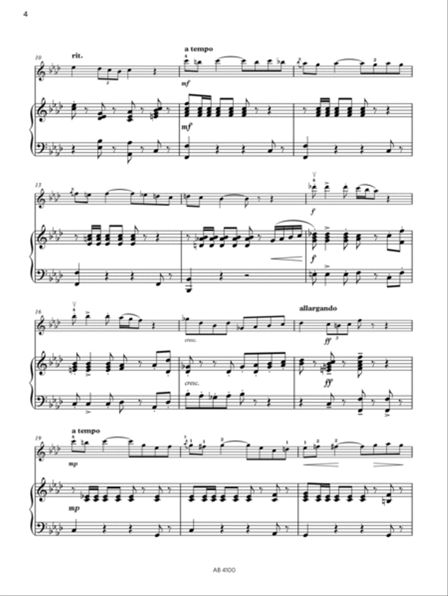 Toreador Song (Grade 6, A3, from the ABRSM Violin Syllabus from 2024) Violin Solo scores gallery preview page 4