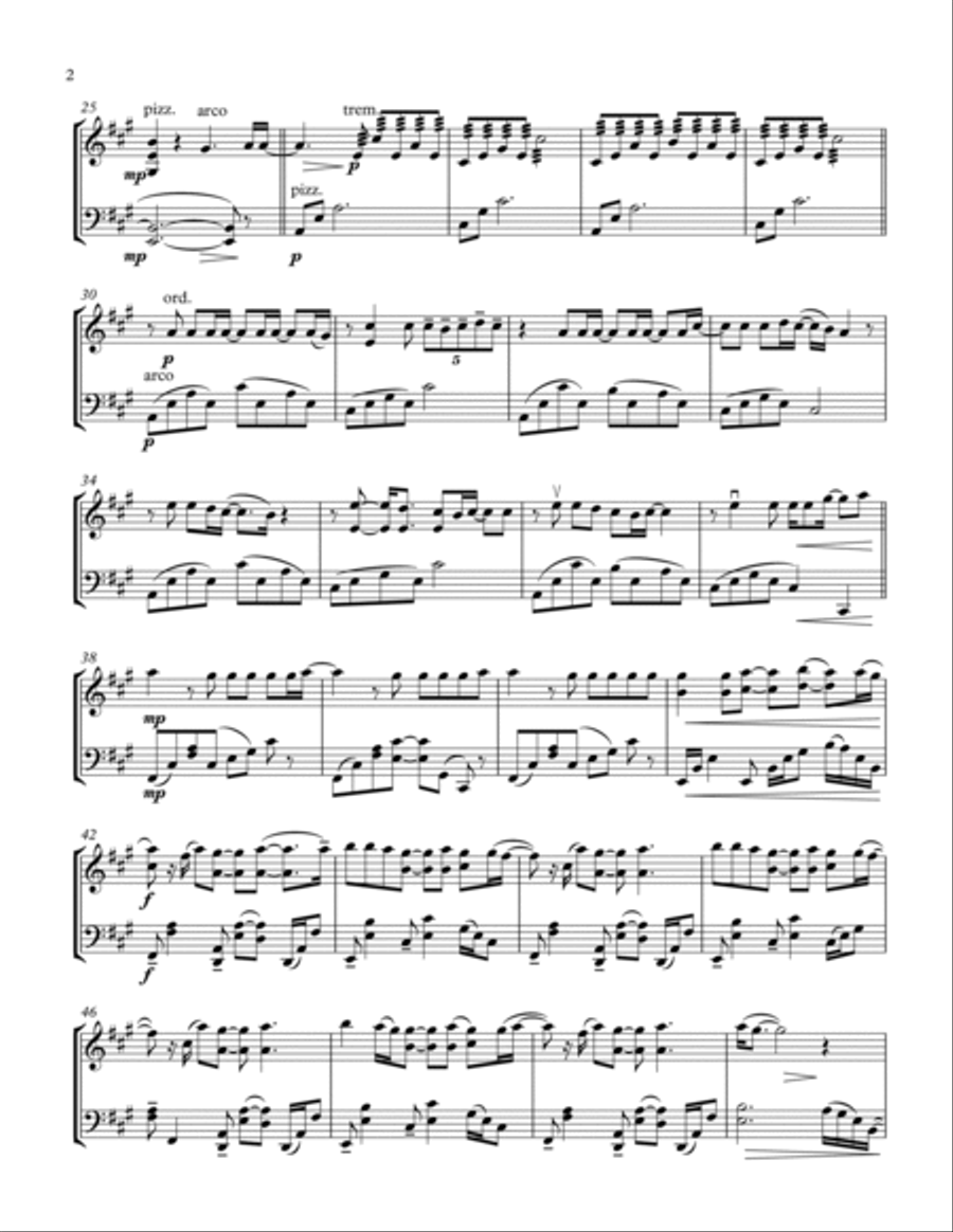 My Immortal String Duet scores gallery preview page 2