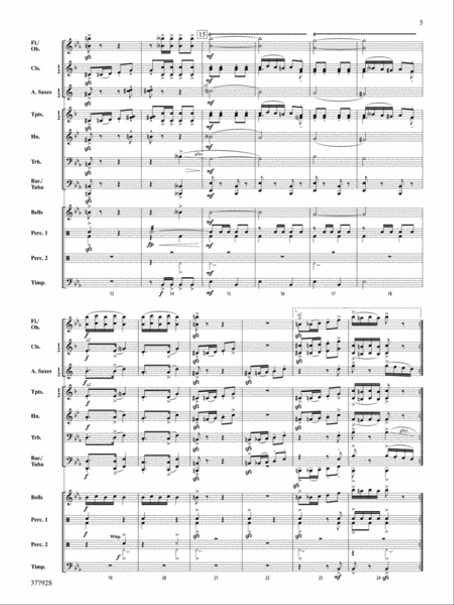 Thrills and Trills!: Score Concert Band scores gallery preview page 3