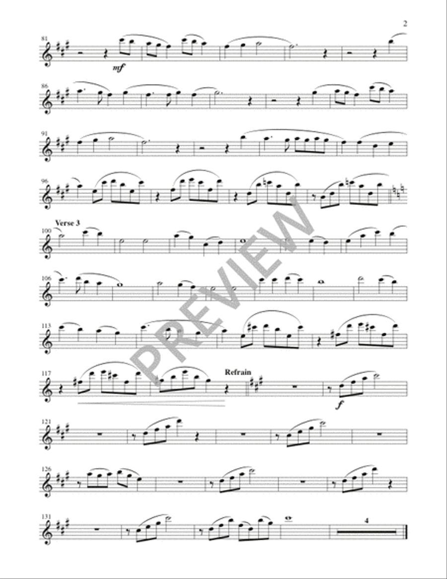 O Sacrament Most Holy - Instrument edition Flute scores gallery preview page 3