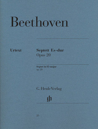 Book cover for Septet in E-flat Major, Op. 20