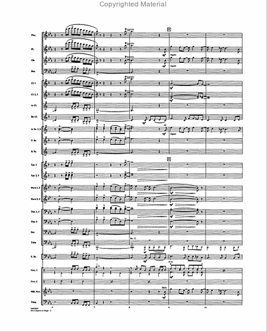 Eric Clapton on Stage Eric Clapton on Stage Concert Band scores gallery preview page 3