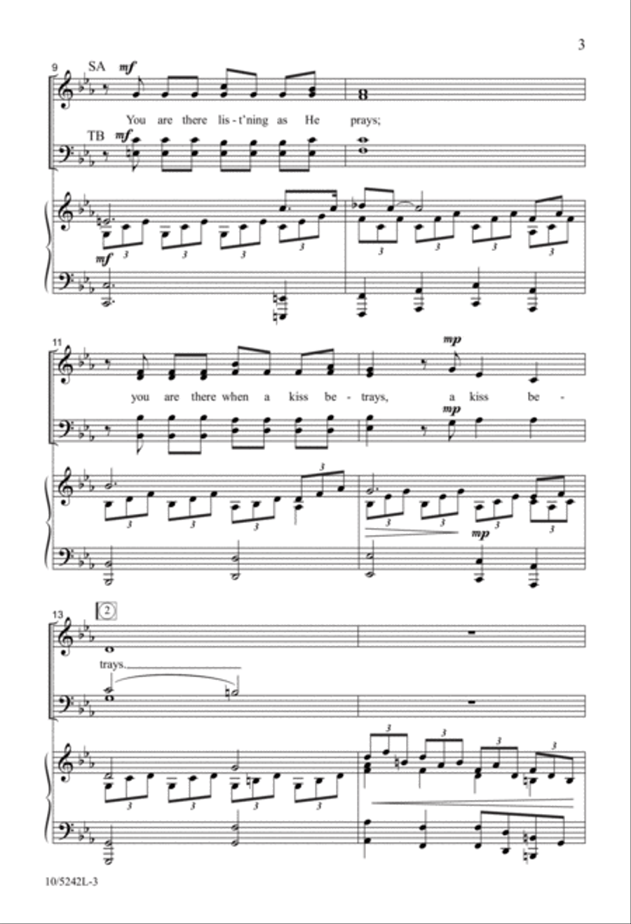 You Are There You Are There 4-Part scores gallery preview page 3