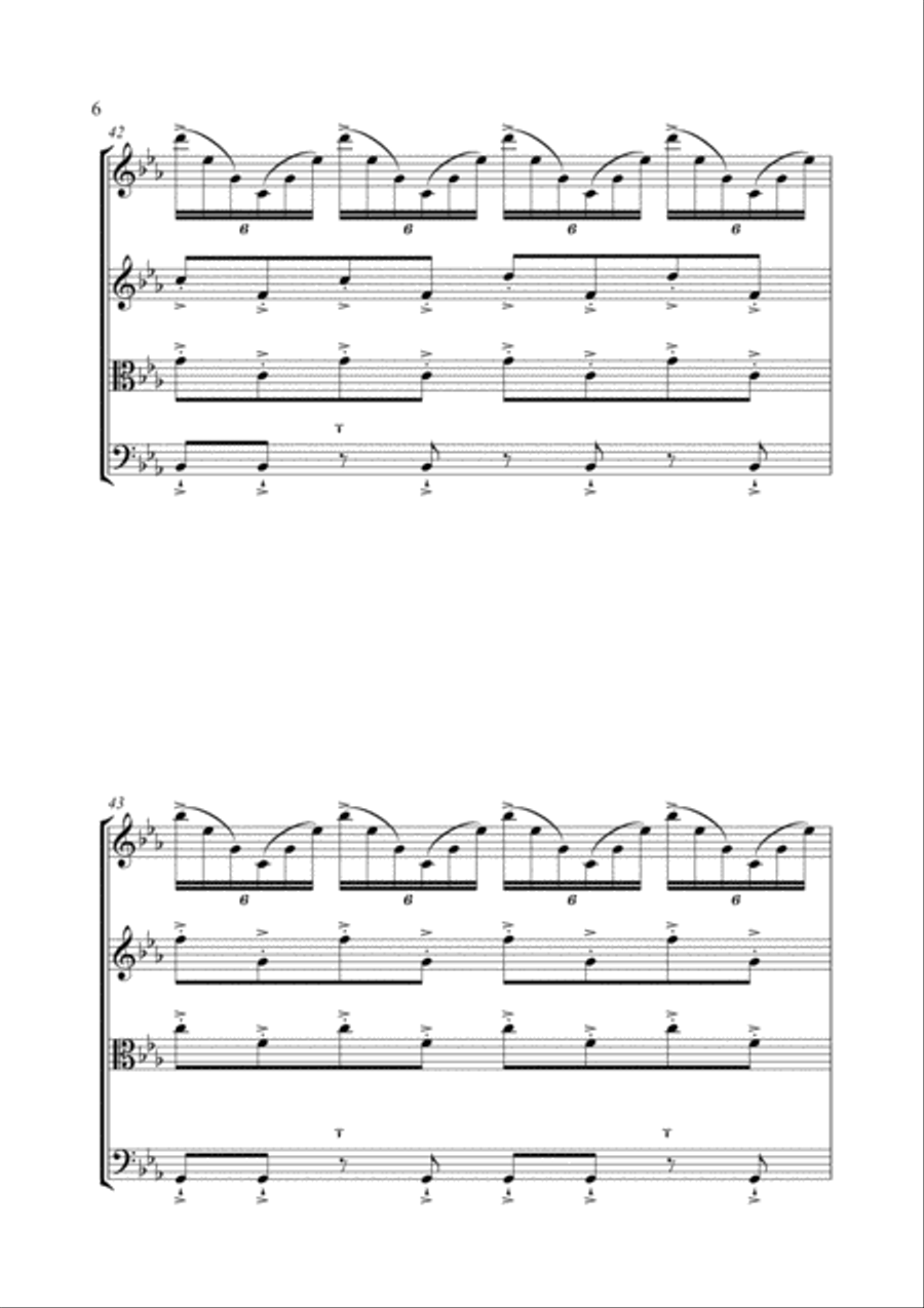 Titanium String Quartet scores gallery preview page 6