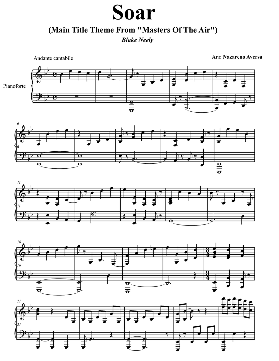 Soar (Main Title Theme From 