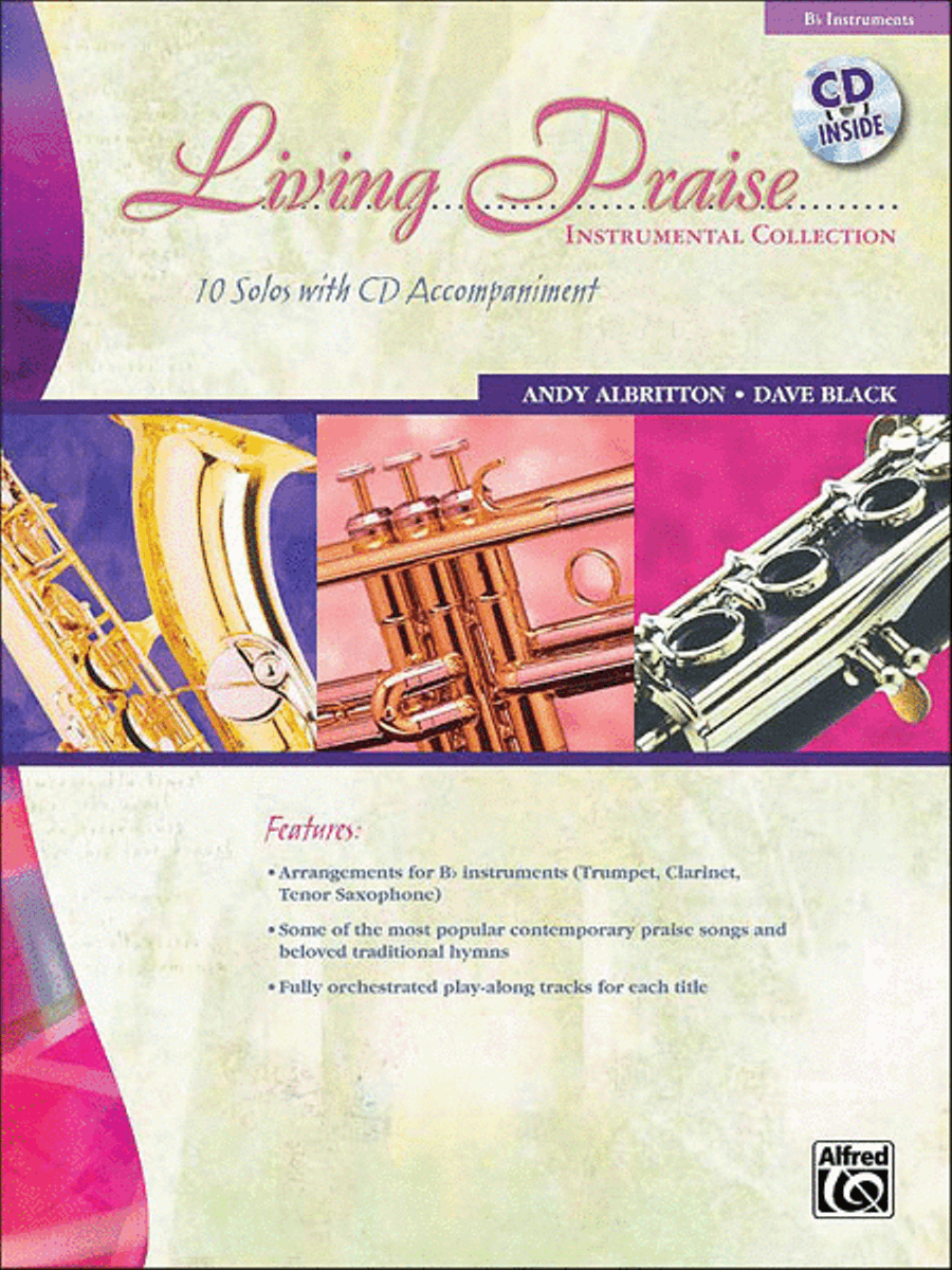 Living Praise Instrumental Collection Clarinet scores gallery preview page 1