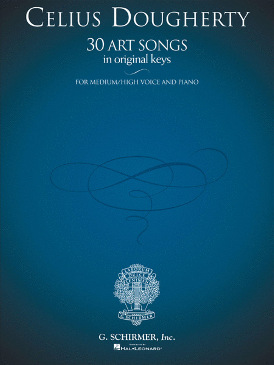 Celius Dougherty - 30 Art Songs in Original Keys Voice Solo scores gallery preview page 1