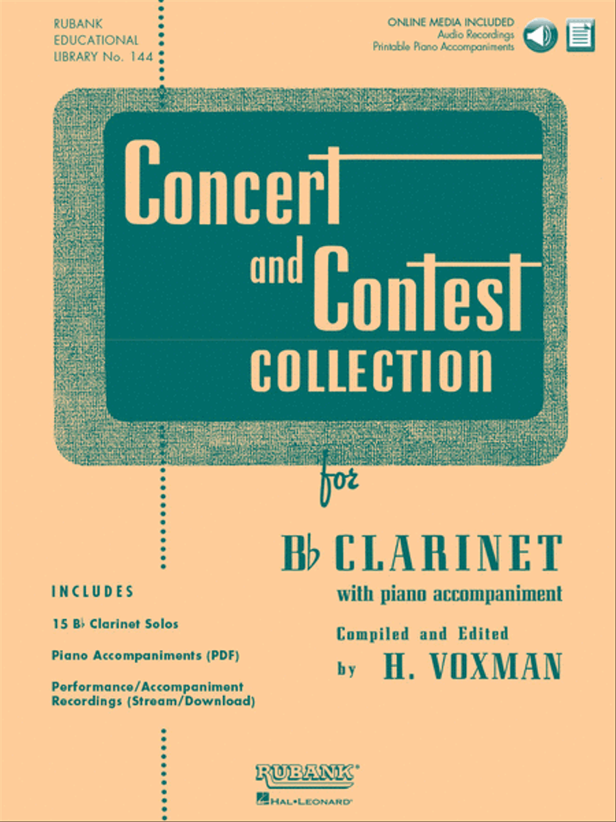 Concert and Contest Collection for Bb Clarinet Concert Band Methods scores gallery preview page 1